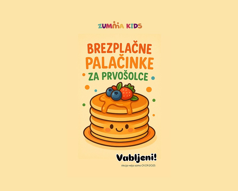 Zumma Kids vabi vse prvošolce in prvošolke!