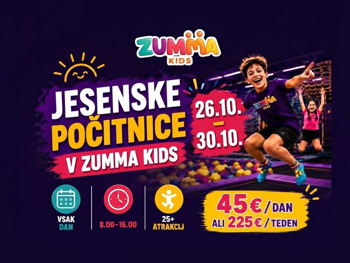Jesenske počitnice v Zumma Kids